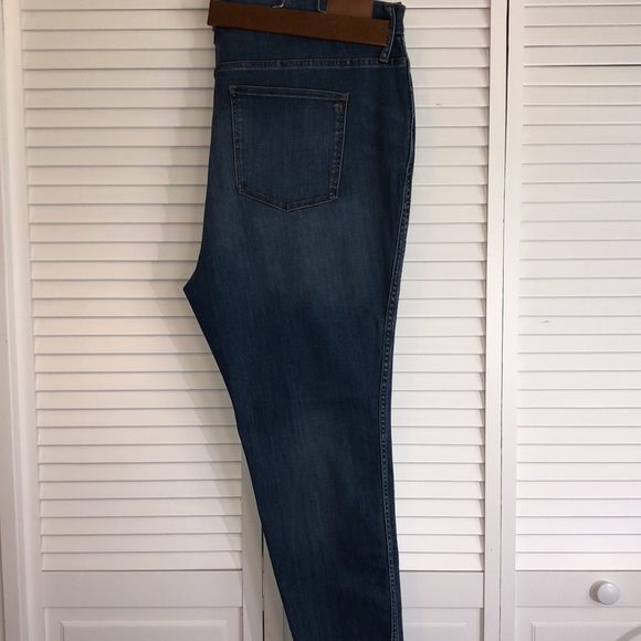 NWT! Madewell high waist button front crop jeans W36 - Picture 6 of 7